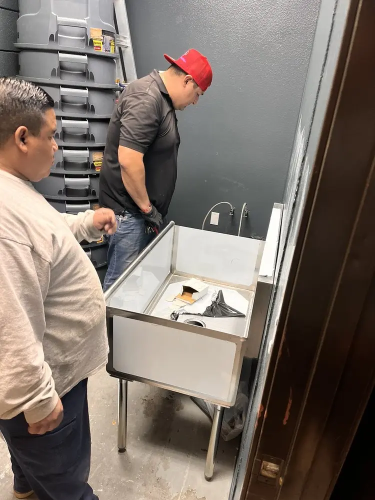 Commercial plumbing and sink installation in Natchez